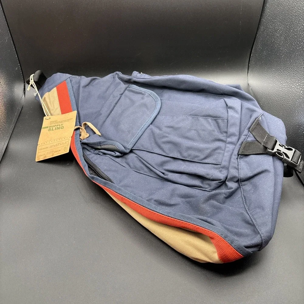 NWT Vintage Y2K Gap Nylon Sling Backpack Crossbody Bag Blue NEW OLD STOCK